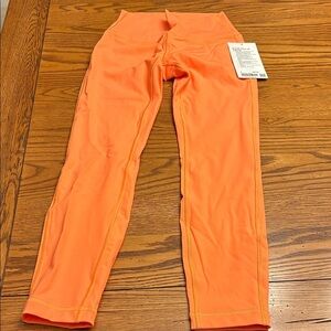 Lululemon Orange Women's Leggings